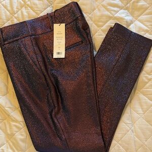 NWT Rare Veronica Beard Metallic Lagos Pants